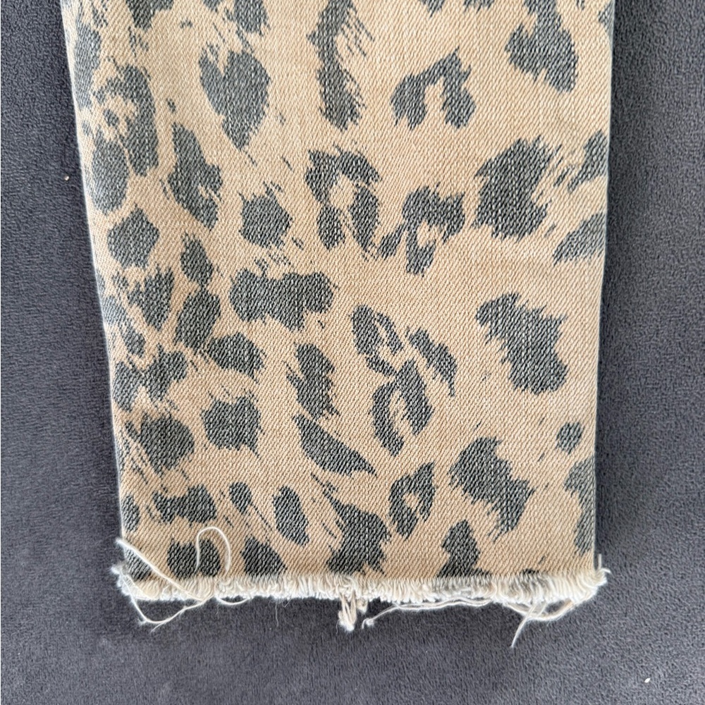 current Elliott leopard jeans size 27. Waist is 15” and inseam is 26”. - Picture 6 of 8